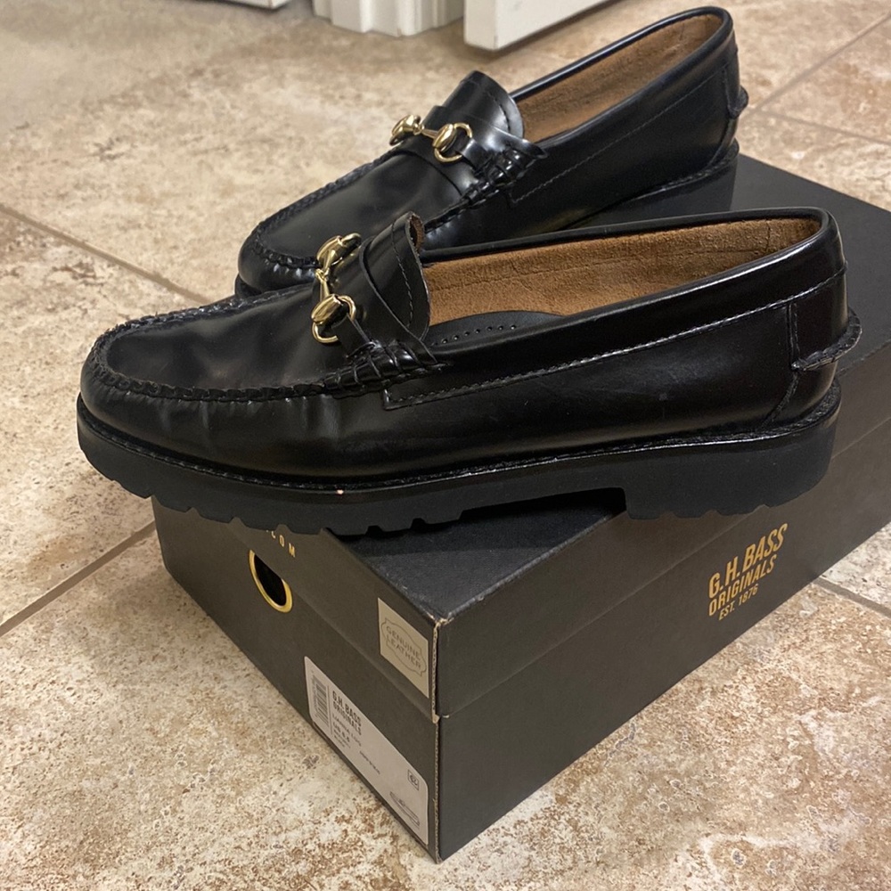 G.H. Bass Luann’s Lug Loafer LIKE NEW